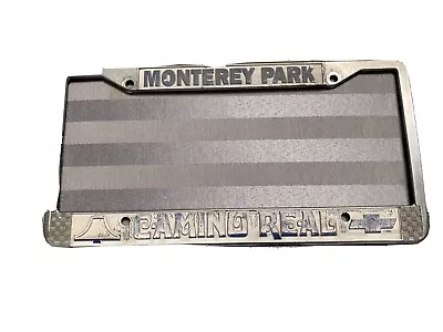 Camino Real. Chevrolet  Monterey Park CAL. LICENSE PLATE FRAME (1) • $125