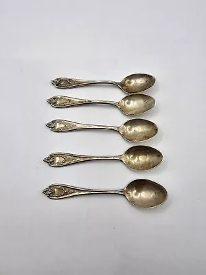 1847 Rogers Bros. XS Triple Plate Spoons Lot Of 5 Demitasse 4  • $30