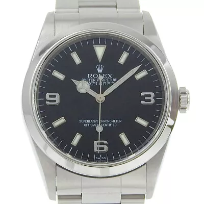 ROLEX 14270 A Number Explorer 1 Watches BlackDial Stainless Steel Mechanic... • $7690