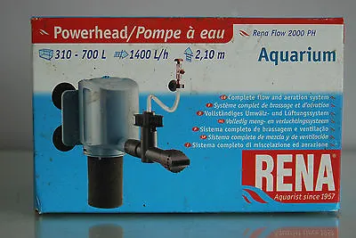 £28.99 • Buy Aquarium Powerhead Power Rena 2000 For All Aquariums 1400 Lts Per Hour   