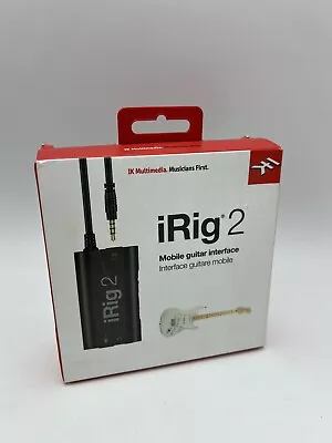 IK Multimedia IRig 2 Guitar Interface Mobile Excellent Condition! • $40