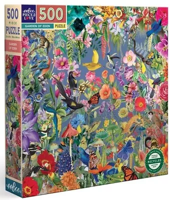 EeBoo - Garden Of Eden Puzzle 500pc • $40.99