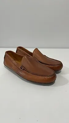 Allen Edmonds Castine Driving Moccasins Men’s Size 9.5 D Cognac Brown Leather • $39.99