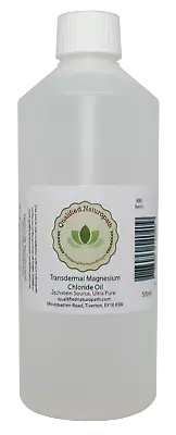 £13 • Buy 500ml Magnesium Chloride Oil HDPE  - Ultra Pure Zechstein Sourced