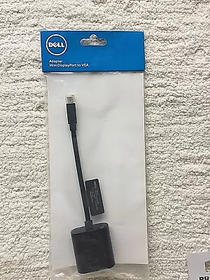  DELL Mini Display Port To VGA 15 Pin Adapter Genuine Dell Adapter PNKVT • £12.99