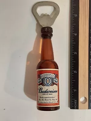 Vintage Budweiser Beer Bottle Opener Refridgerator Magnet • $6.99