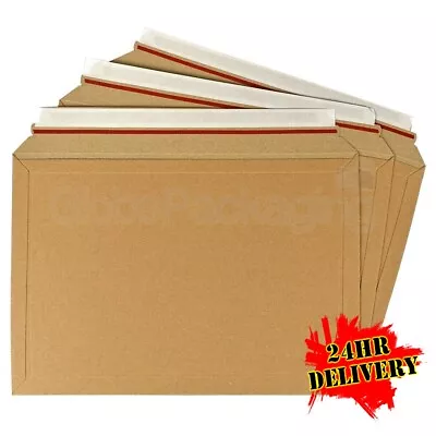 150 X A2 RIGID ENVELOPES MAILERS A4 BOOKS DVD'S ETC 334x234mm - AMAZON STYLE • £39.90