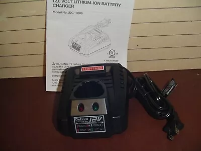 Genuine OEM Craftsman 320.10006 DieHard Nextec 12V Lithium Ion Battery Charger • $44.99