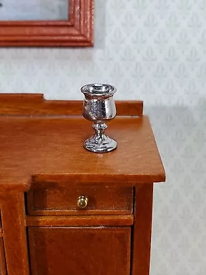 Dollhouse Wine Goblet Polished Metal 1:12 Scale Miniature By Phoenix Model • $3.99