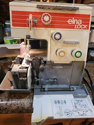 Elna Lock L4 SEWING MACHINE SERGER For PARTS • $65