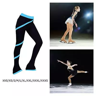 Figure Ice Skating Tights Fleece Pants Children Teen Girls • £17.28