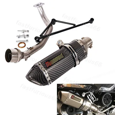 For Yamaha GY6 125CC 150CC Exhaust System Motorcycle Front Link Pipe Muffler Tip • $109.09