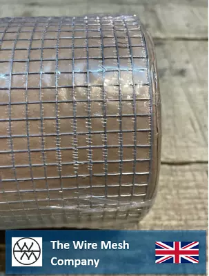 Galvanized Wire Mesh Aviary Fence Rabbit Hutch Coop Chicken Run Bird • £50.95