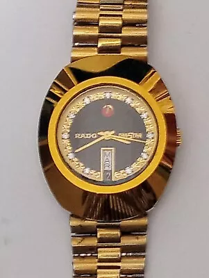 RADO DIASTAR 636.0313.3 Gold Men's Automatic Watch JAPAN • $488.88