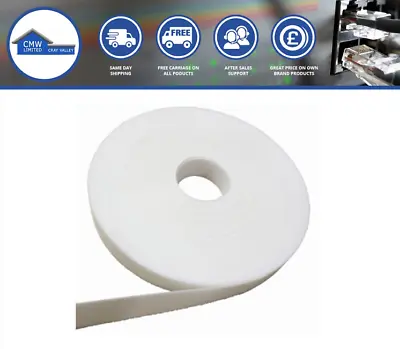 Velcro® 158787 White 13mm Wide Continuous Hook And Loop Tape Roll Of 23m • £19.99