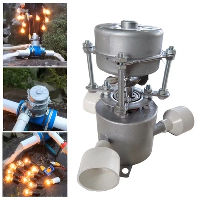 £160 • Buy 1000W Micro Hydro Generator 220V Water Turbine Generator 3 Water Pipe