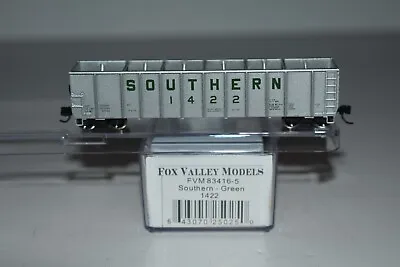 N Scale Fox Valley Models Southern Silver Sided Woodchip Gondola 1422 C36832 • $24.99
