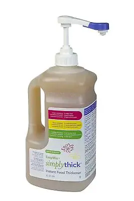$79.95 • Buy Simply Thick  Easy Mix Food Thickener Bottle With Pump 1.6L (liter) ST2LBOTTLE