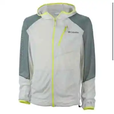 NWT Columbia Men's Insect Blocker Zip Up Hooded Mesh Jacket Moonstone Size Large • $50