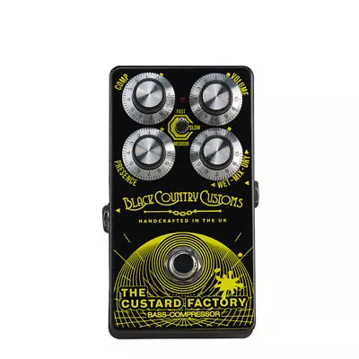 Laney Black Country Customs The Custard Factory Bass Compressor Pedal (NEW) • £122.50