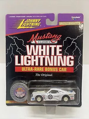 Johnny WHITE LIGHTNING CHASE Ford Mustang Cobra II Racer 1997 ULTRA RARE Car • $29.99