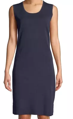 Misook Women's Black Sleeveless Sheath Tank Knit Pullover Dress Size XL • $37.99