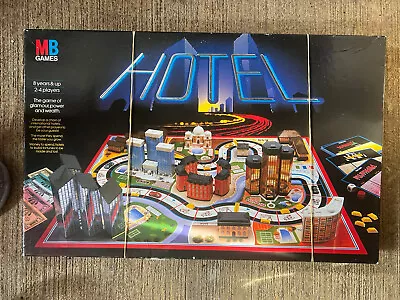 Hotel Vintage 1986 Mb Games Board Game Very Good Condition • £50