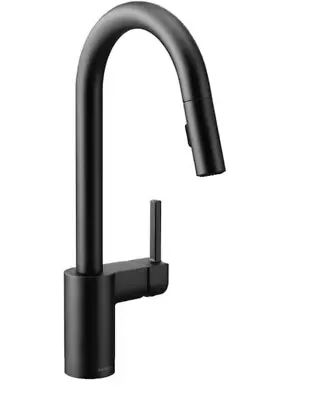Moen Align 7565BL Matte Black Single Handle Modern Pulldown Kitchen Faucet • $299.99