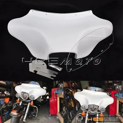 Detachable Batwing Fairing 6 X 9  Speakers Stereo Cut Out For Harley Road King • $606.97