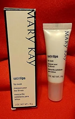 $14.99 • Buy Mary Kay Satin Lips LIP MASK Fragrance-Free , Full Size 0.3 Oz., New In Box