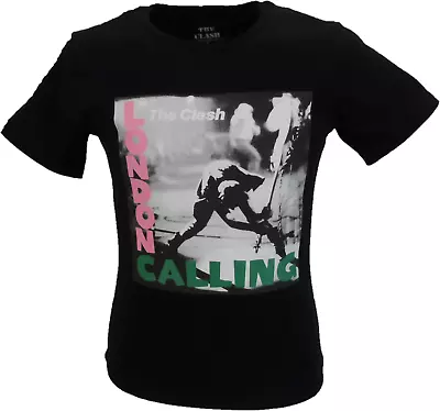 Ladies Black Official The Clash London Calling T Shirt • £17.99