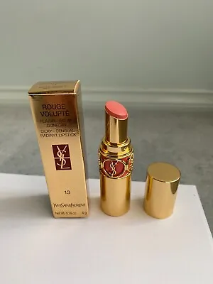 $24.99 • Buy YSL Yves Saint Laurent Rouge Volupte Lipstick - 13 Peach Passion