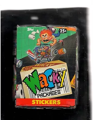 1990 Topps Wacky Packages RARE Wax Pack Box With 60 Packs • $104.95