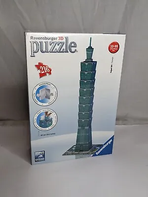 Ravensburger 3D Puzzle Taipei 101 Taiwan 216 Pieces - New And Sealed Rare • $40