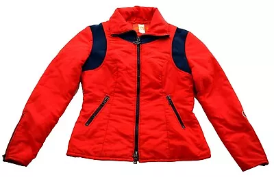 Mens Vintage 70s Red Blue Zipped Ski Jacket Anorak Retro X Small 34  Chest • £7.95