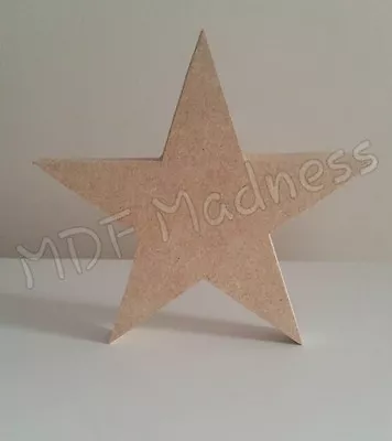 £1.80 • Buy Wooden Craft Shape. Mdf Pointed Star. 18mm Free Standing. 6mm Hanging