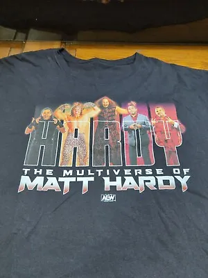 Official AEW - Matt Hardy  The Multiverse Of Matt Hardy  XL T-Shirt  No Tag • $20