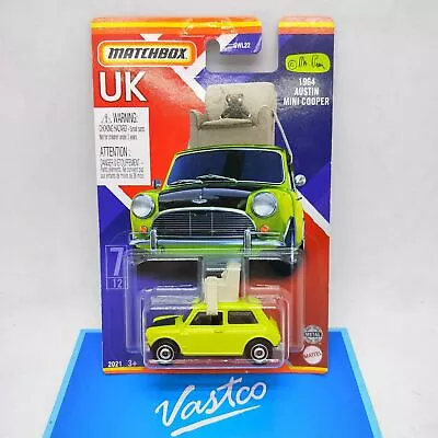 Mattel Matchbox UK Mr Bean 1964 Austin Mini Cooper (w/Armchair) GWL25 • £30.31