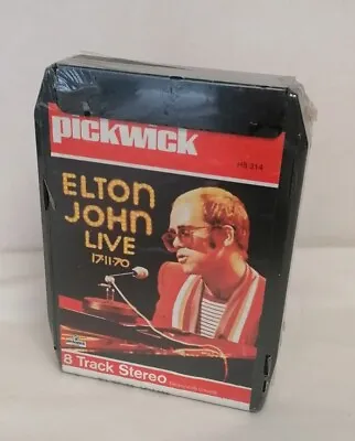 £20 • Buy CART - *Sealed* Elton John Live 17.11.70 8-Track Stereo Pickwick H8314 1971
