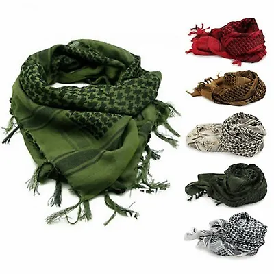 Military Arab Tactical Desert Army Shemagh KeffIyeh Scarf Shawl Wrap Pashmina • $10.99