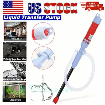 Battery Operated Liquid Transfer Siphon Pump Gasoline Kerosene Petrol And Diesel • $15.09