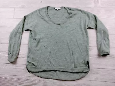 Madewell Women’s Long Sleeve Gray Sweater Pullover Size S Round Scoop Neck • $16.99