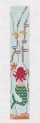 Mermaid Bookmark Handpainted Needlepoint Canvas By Needle Crossings • $58.95