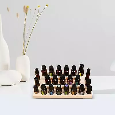 Essential Oil Storage Rack Desk Cosmetic Organizer Rack For Home Salon Shop • £17.29