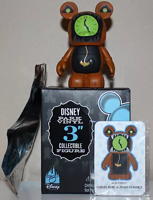 Disney Vinylmation 3  Park Series 5 W/ Box Card Foil ~the Haunted Mansion Clock~ • $34.95