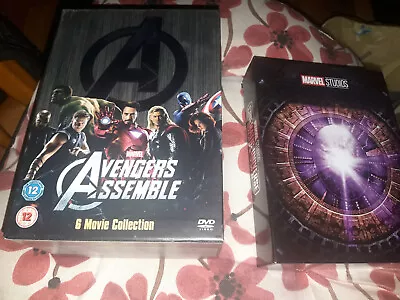 Marvel Avengers Assemble Box Set All Phase 1 Fils And Phase 2 Boxset Has Insert • £12.99