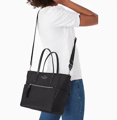 Kate Spade Chelsea Jae Medium Satchel Crossbody In Black NWT • £120.64