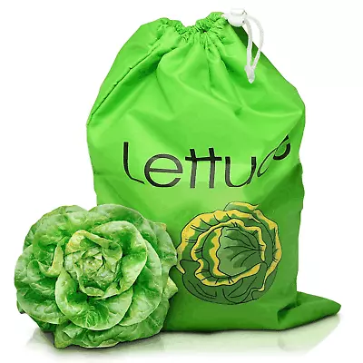 Reusable Vegetable Bags Salad Sack Keep It Fresh Produce Bags For Storage • $18.14