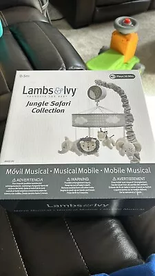 Lambs & Ivy Jungle Safari Musical Baby Crib Mobile • $40