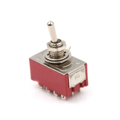 2A250VAC 5A125VAC 12 Pin 4PDT ON/ON 2 Position Mini Toggle Switch MTS-402 0YJYRZ • $7.26